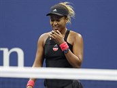 Japonka Naomi sakaov vstebv nval emoc po vyhranm finle US Open.