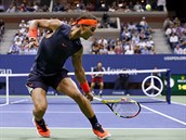 Rafael Nadal ve čtvrtfinále US Open.