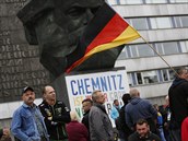 Ve vchodonmeckm Chemnitzu se protestovalo kvli toku, po kterm zemel...
