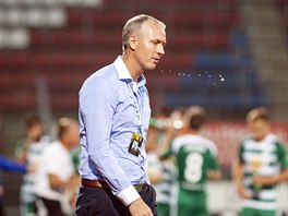 Trenr Olomouce Vclav Jlek, v pozad tm Bohemians Praha 1905 slav...