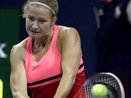PREMIÉRA. Česká tenistka Karolína Muchová při svém grandslamovém debutu došla...