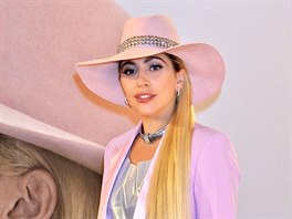 Lady Gaga na představení desky Joanne v Japonsku (Tokio, 2. listopadu 2016)