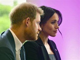 Princ Harry a vévodkyn Meghan (Londýn, 4. záí 2018)