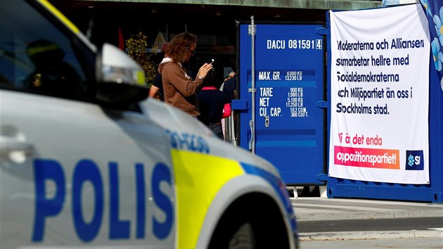 Volebn stnek vdskch demokrat ve Stockholmu (6. bezna 2018)