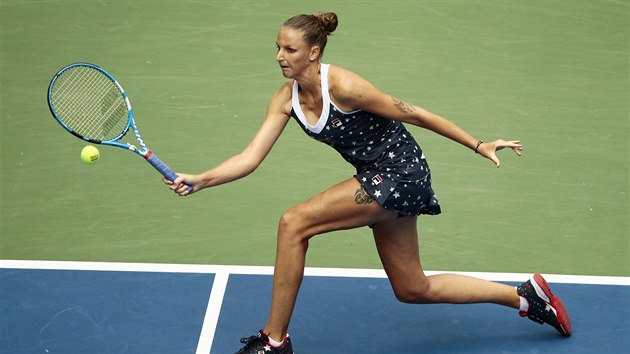 Karolna Plkov ve tvrtifnle US Open.
