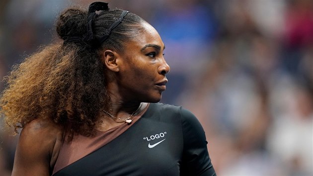 Američanka Serena Williamsová během finále US Open