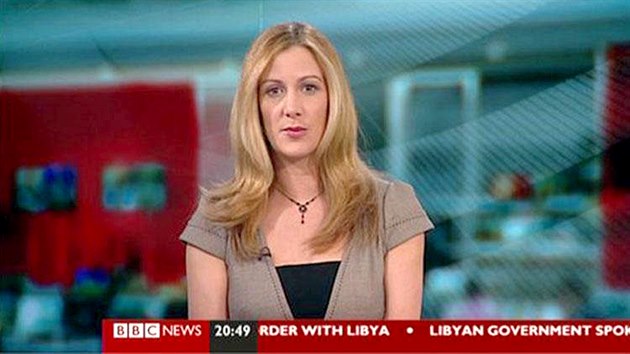 Modertorka britsk televizn stanice BBC Rachael Blandov