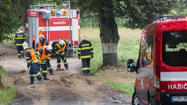 Moravskoslezt hasii eili nsledky po vydatnm deti a boukch.