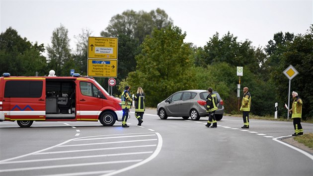 V prmyslovm arelu nedaleko bavorskho msta Ingolstadt vypukl por (1. z 2018).