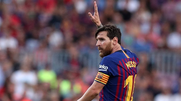 Lionel Messi zdrav fanouky Barcelony.