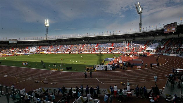 Stadion pro Kontinentln pohr v Ostrav.