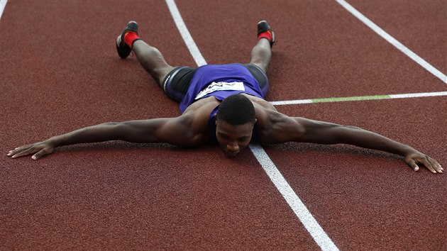 Noah Lyles, vyhrl zvod na 100 metr v Kontinentlnm pohru