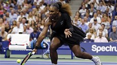 Serena Williamsová ve tvrtfinále US Open.