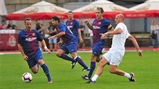 Znojmo žije fotbalem, Exhibiční utkání Česko-Slovensko vs. Barcelona.