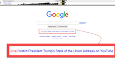 Snímek z Wayback Machine ukazuje, e Google skuten na Trumpv projekt...