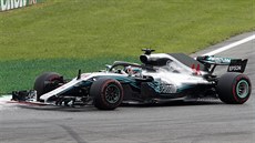 Lewis Hamilton vyhrál Velkou cenu Itálie.