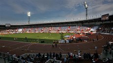 Stadion pro Kontinentální pohár v Ostrav.