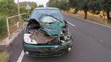 P�i dopravní nehod� na Tachovsku se zranil nejen �idi� osobního vozidla, ale i...