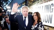 Boris Johnson a jeho manelka Marina Wheelerová (Londýn, 23. ervna 2016)
