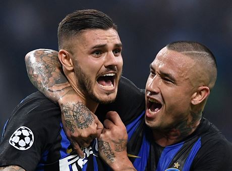 Gólová radost fotbalist Interu Milán (ilustraní snímek)