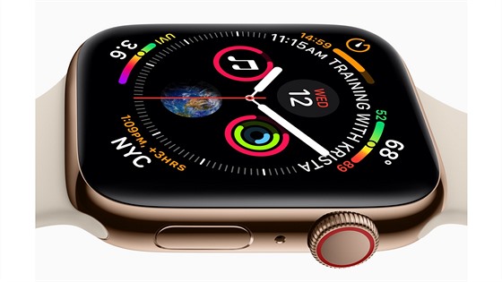 Apple pedstavil Watch Series 4 s vtími displeji a senzorem pro mení EKG