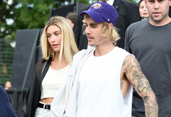 Justin Bieber a Hailey Baldwinová (6. 9. 2018, New York)