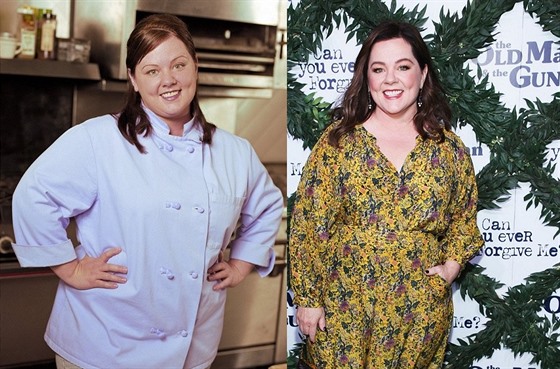 Melissa McCarthy v letech 2000 a 2018