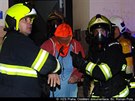 Pra��t� hasi�i zasahovali p�i po��ru bytu ve Stra�nic�ch, zachr�nili 17 lid�....