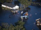 Severní a Jiní Karolínu zasáhla tropická boue Florence (17. záí 2018)