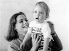 Romy Schneiderová se synem Davidem, který ve 14 letech tragicky zahynul.