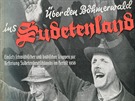 Obálka Gittnerovy knihy Über den Böhmerwald ins Sudetenland z roku 1939.