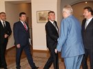 Prezident Milo Zeman pozval na jednání na Praském hrad politické piky,...