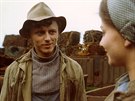 Václav Necká a Jitka Zelenohorská ve filmu Skivánci na niti (1969)