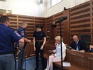 Dvacetilet Vitalijus ervonikovas z Litvy u Krajskho soudu v Hradci Krlov...
