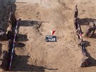 Komorov hrob s pozstatky vozu a dalmi cennmi nlezy