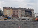 V Plzni se ztila st neobydlenho domu. (13. 9. 2018)