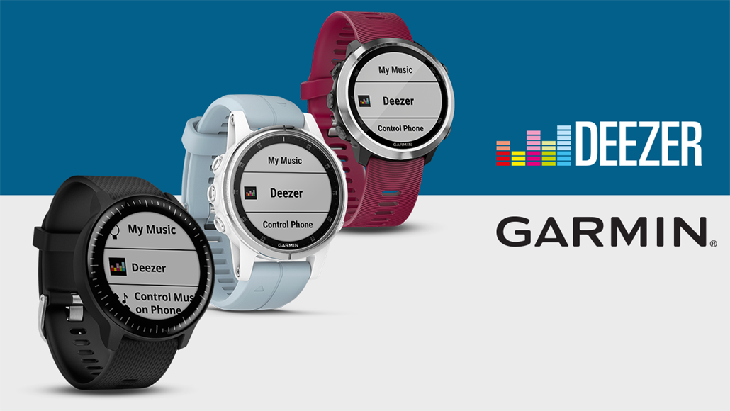 Hudební streamování přes Deezer konečně funguje na hodinkách Garmin