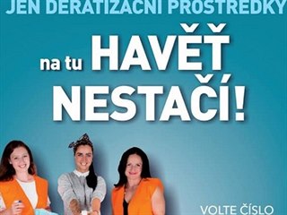 Obsah tohoto volebního letáku, který se objevil v Mostě, zkoumá policie.
