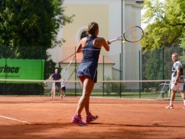 Tenistka Barbora Strýcová na druhém roníku Lány Open (2018)