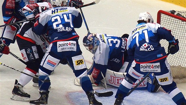 Chomutovt hokejist stl gl v utkn proti Komet Brno.