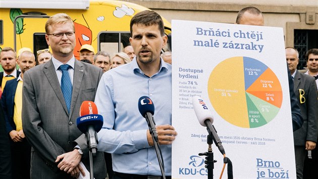Zahjen volebn kampan KDU-SL v Praze. (13. z 2018)