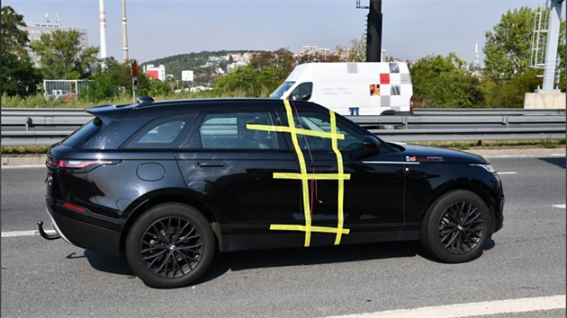 Policist na Jin spojce zastavili kraden rakousk auto. (6. z 2018)