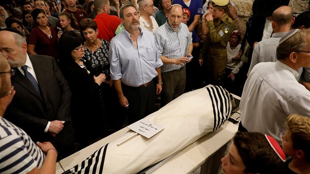 V Izraeli uctili pamtku mue, kter zachrnil ivot en, ped palestinskm tonkem
