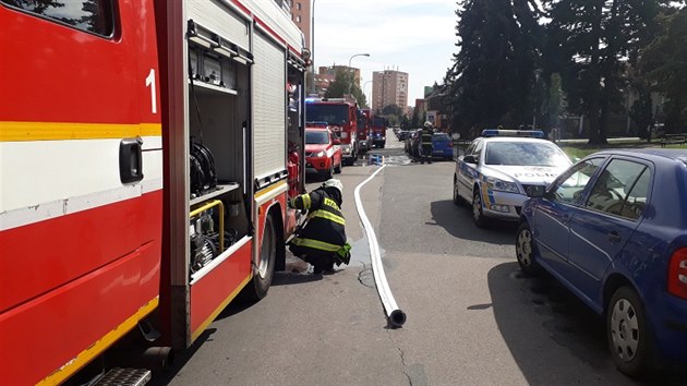 U poru v rodinnm dom v Brn-ekovicch zasahovaly tyi hasisk jednotky.