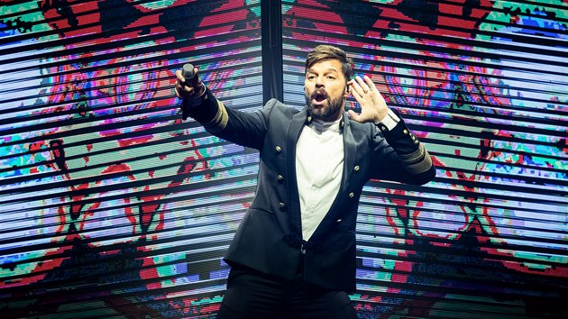 Ricky Martin vystoupil 9. z 2018 v prask O2 aren.