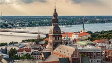 Sedmisettisícová Riga je největší město Pobaltí. Ruskojazyční obyvatelé dnes...