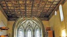 Kostel sv. Martina v Zillis je cenný hlavn kvli stropu.