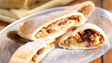 �trúdl z tvarohového t�sta s jablky