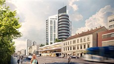 P�vodn� m�l mít mrakodrap u brn�nského parku Lu�ánky vý�ku 80 metr�. Z toho u�...