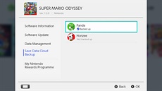 Nintendo Switch Online - zálohování do cloudu